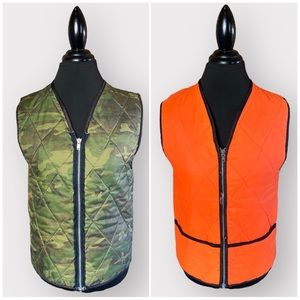 VTG CAMO/BLAZE HUNTING VEST
